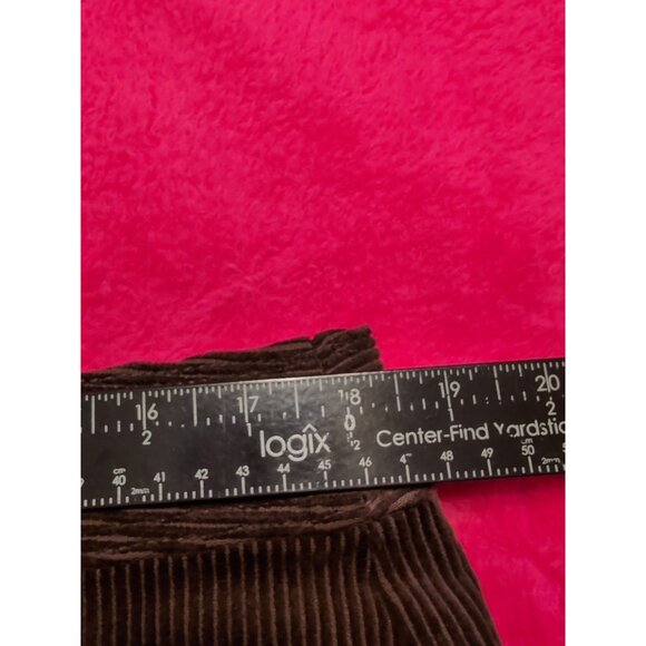 LOFT Brown Corduroy Skirt Women's Size 14 NWT Pockets - Picture 7 of 8